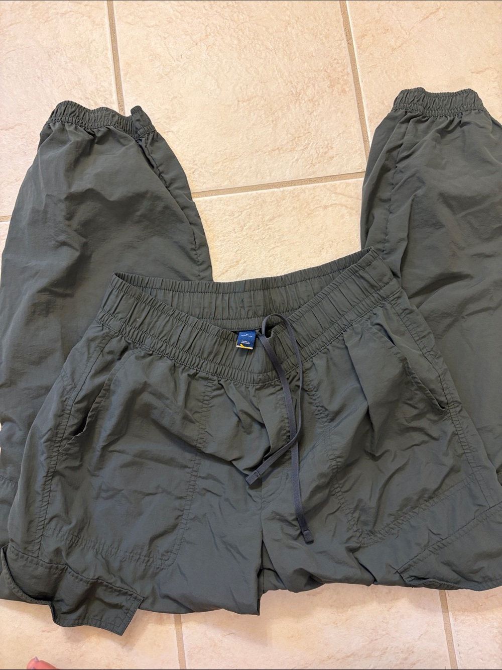 Old Navy Olive Green Women's Jogger Track Pants
